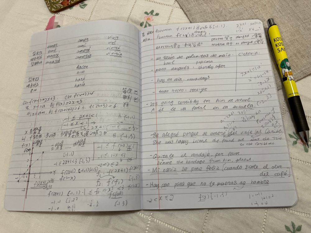 handwriting notes:math drafts and some other notes 