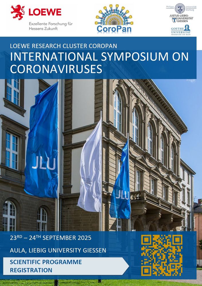 Please check the program here ⬇️ and get to the link in the comments to register ✍️
LOEWE Research Cluster CoroPan Symposium https://eveeno.com/internationalsymposiumcoropan