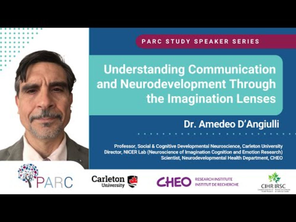 PARC Speaker Series: Dr. Amedeo D'Angiulli - Imagination and Communication in Neurodiversity