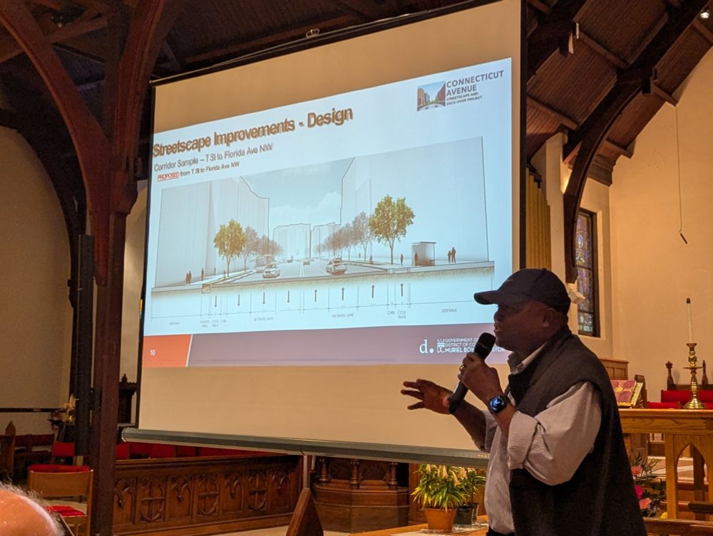 Rendering of the final streetscape at eye level 