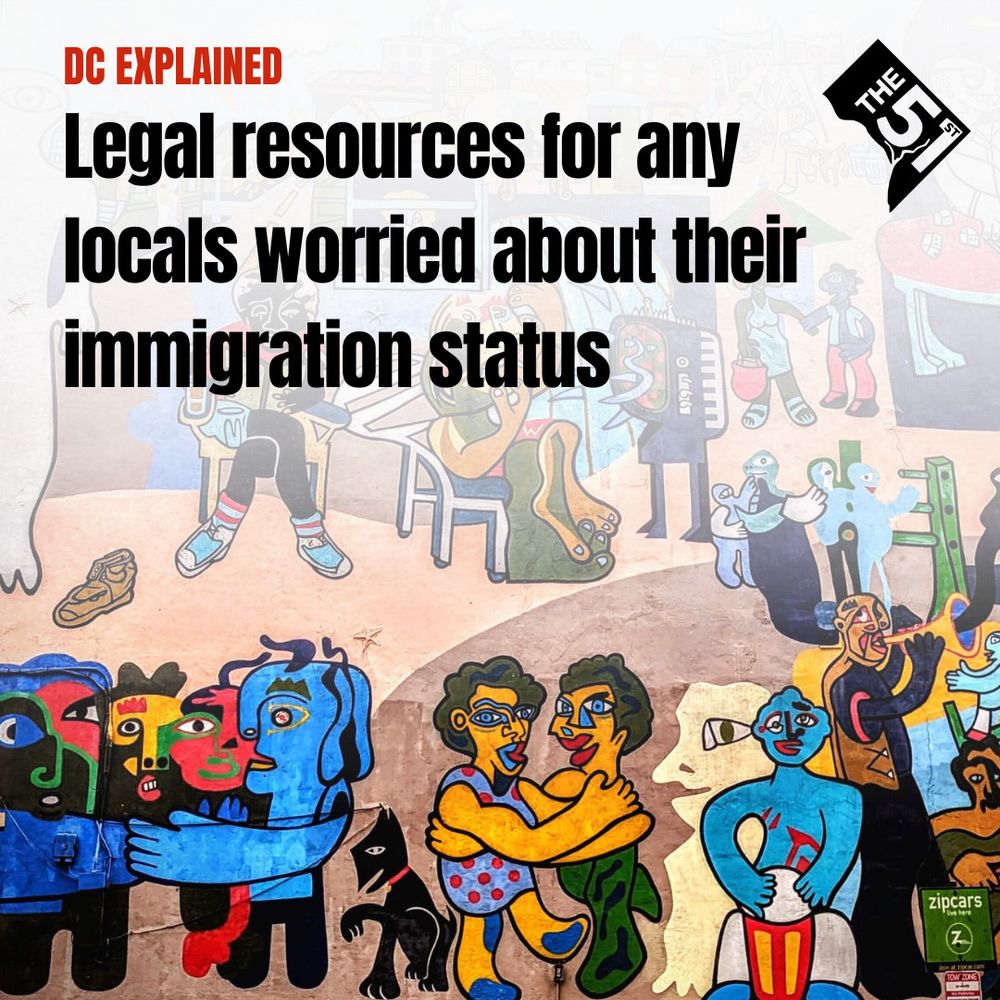 Photo of a mural with text and The 51st logo layered on top of it.

Label: DC Explained
Headline: Legal resources for any locals worried about their immigration status