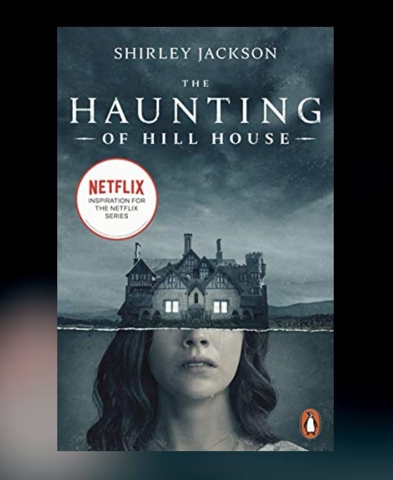 Book cover with the lower half of a woman's face and a house sitting in top where her head should be