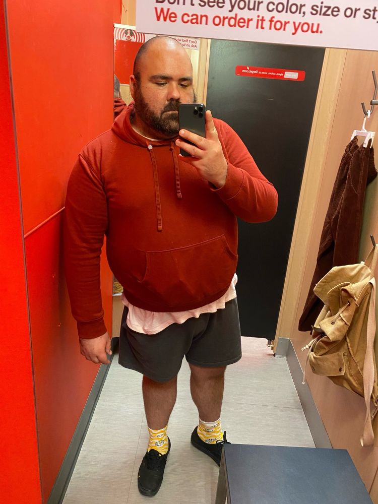 Fat f-slur in target dressing room