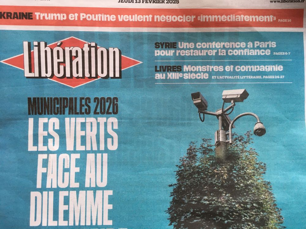 couverture de libération du 13 février
