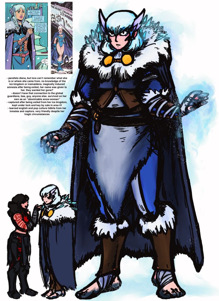 what if tora olafsdotter was in absolute dc (idk if they’ll ever use her :/)