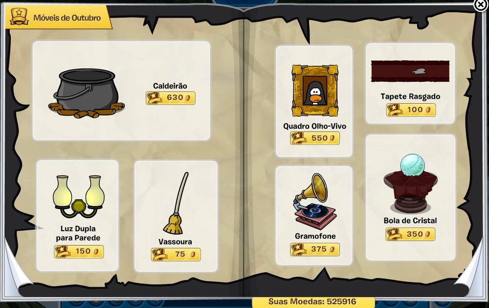 Itens para uma belíssima mansão mal assombrada!