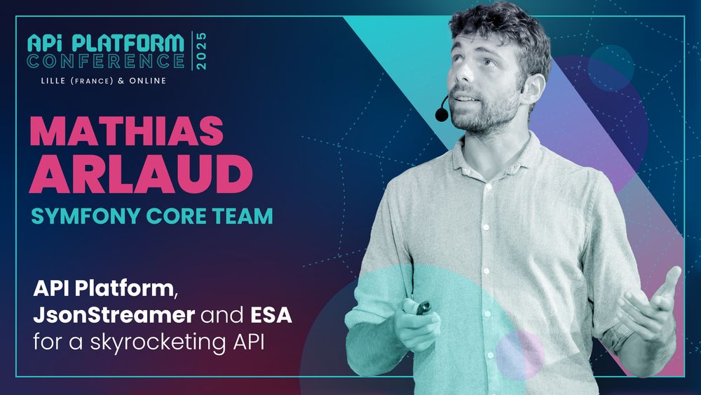 Mathias' speaker card