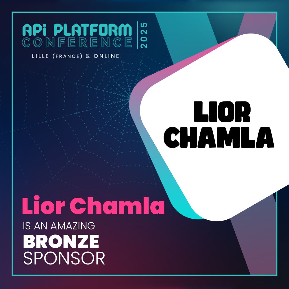 Lior Chamla is an amazing Bronze Sponsor