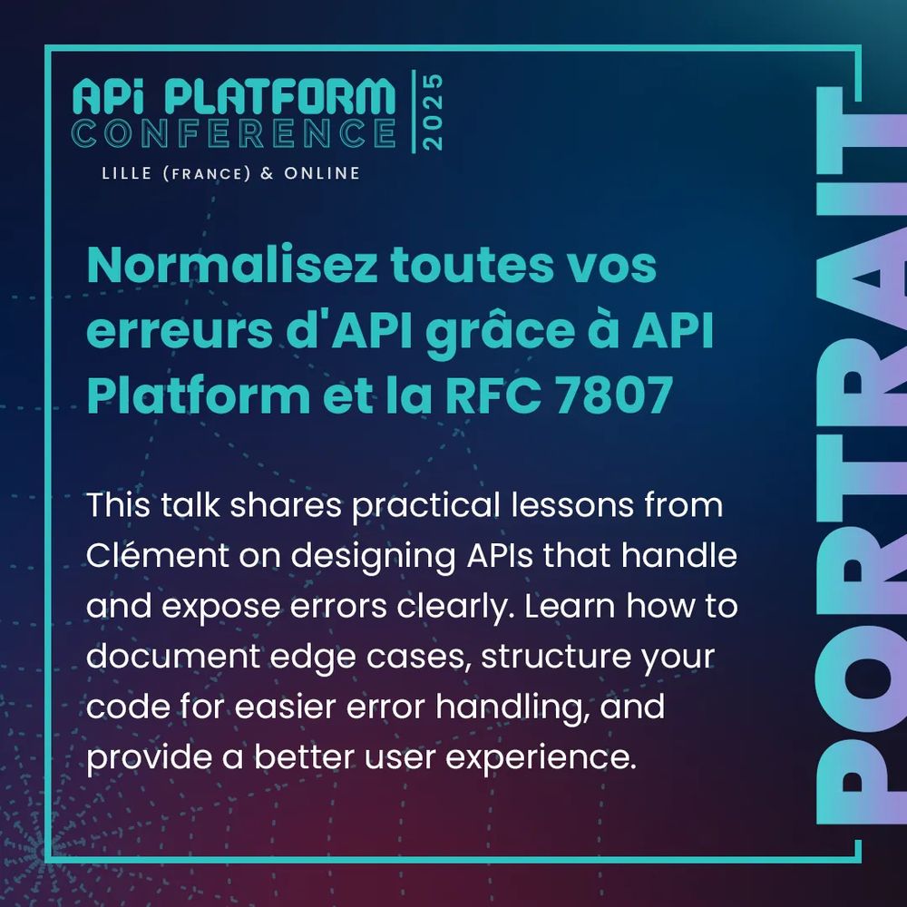 This talk shares practical lessons from Clément on designing APIs that handle and expose errors clearly. Learn how to document edge cases, structure your code for easier error handling, and provide a better user experience.
