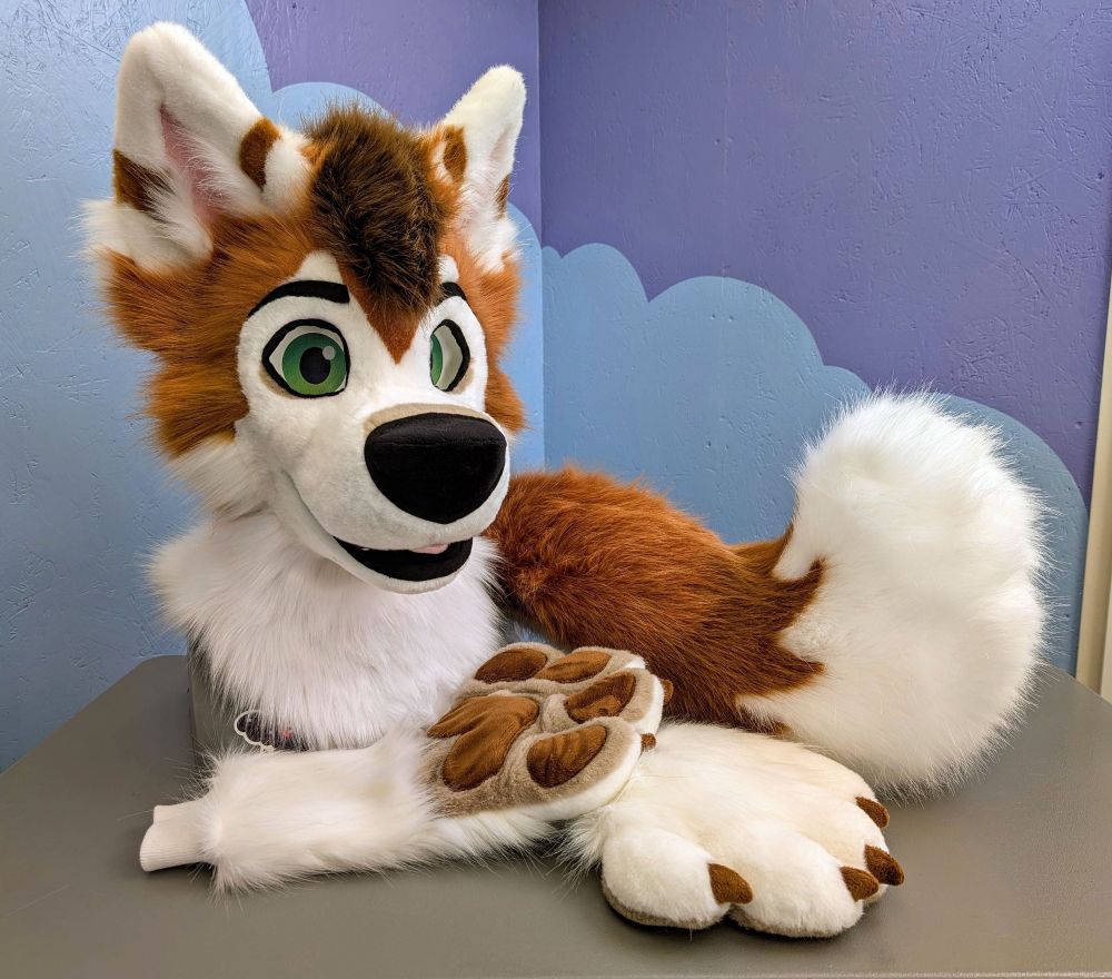 Fursuit partial of a Wolf