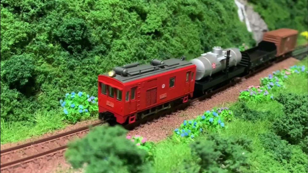 ノス鉄 DC20 山間モジュール走行