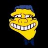 its a front-facing moe smiling