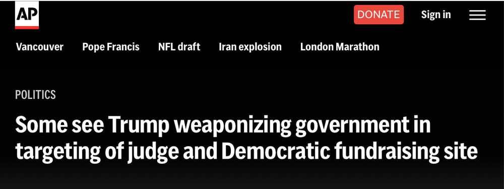 AP understating the tactics of trump’s fascist regime using flowery language. 