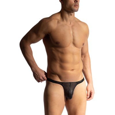 
Indulge in the allure of the Manstore M2468 Tower String, a daring piece of men's underwear designed for those who appreciate the finer things in life. This exquisite string features a see-through lace construction that teases and tantalizes, offering a glimpse of what lies beneath. The silky pattern mesh adds a touch of sophistication and luxury, making you feel confident and empowered.
The low-rise design of this male lingerie thong accentuates your physique, creating a sleek and streamlined silhouette. The delicate lace fabric feels soft and comfortable against your skin, ensuring a pleasurable wearing experience. Whether you're looking to spice things up in the bedroom or simply want to feel your best, the Manstore M2468 Tower String is the perfect choice.
Experience the thrill of wearing high-quality, seductive underwear that is sure to turn heads. With its intricate details and impeccable craftsmanship, this string is a true work of art. Shop in private online and discover the world of Manstore, where sensuality and style collide.

See-through lace for a daring and alluring look
Silky pattern mesh adds a touch of sophistication
Low-rise design accentuates your physique
Soft and comfortable fabric for a pleasurable wearing experience
Perfect for adding excitement to your intimate moments

Elevate your underwear collection with the Manstore M2468 Tower String and embrace your inner confidence. This sexy and stylish thong is a must-have for any modern man who wants to make a statement. Order yours today and experience the ultimate in luxury and seduction.
