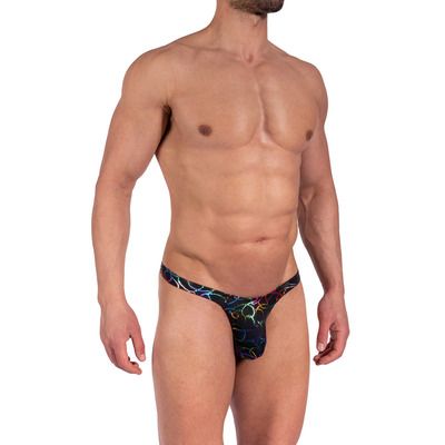 Experience unparalleled comfort and style with the Manstore M2376 Tower String men's underwear slips. These aren't your average briefs; they're a statement piece designed to elevate your confidence and enhance your silhouette.  The captivating design features shiny multicolour ribbon squiggles, creating a truly unique and eye-catching look. Imagine the playful shimmer against your skin, adding a touch of fun and flirtation to your everyday wear.

Crafted with meticulous attention to detail, these male thong briefs offer a perfect blend of comfort and support. The premium materials used ensure a soft, smooth feel against your skin, while the strategically designed pouch provides gentle yet effective support.  You'll appreciate the freedom of movement and the barely-there sensation that allows you to go about your day with ease and confidence.

More than just underwear, the Manstore M2376 Tower Strings are a testament to modern masculinity. They're designed for the man who appreciates quality, style, and a touch of playful extravagance.  These aren't just underwear; they're a reflection of your personality and a celebration of your individuality.

Key Features:

Stunning shiny multicolour ribbon squiggle design
Comfortable and supportive fit
Premium materials for a soft, smooth feel
Strategically designed pouch for enhanced support
Perfect for everyday wear or special occasions
A bold statement piece for the confident man


Shop now and experience the difference.  Upgrade your underwear drawer with the Manstore M2376 Tower String men's underwear slips and discover a new level of comfort and style. These enhancing pouch male thong briefs are a must-have for any discerning gentleman who appreciates the finer things in life.  Don't settle for ordinary underwear; choose Manstore and experience the extraordinary.

These aren't just underwear; they're a reflection of your confidence and a celebration of your unique style.  The Manstore M2376 Tower Strings are more than jus