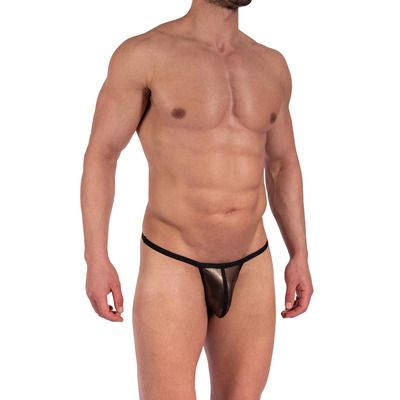Experience the ultimate in comfort and seductive style with the Manstore M2366 Bungee String enhancing men's pouch underwear. This isn't your average underwear; it's a statement piece designed to elevate your confidence and leave a lasting impression. Crafted with meticulous attention to detail, the M2366 features a unique bungee string design that provides both support and a flattering silhouette. The innovative pouch design ensures optimal comfort and support, keeping you feeling secure and confident all day long.

The sleek, metallic copper color adds a touch of edgy sophistication, making this thong brief perfect for those who dare to be different.  Imagine the feeling of this luxurious fabric against your skin – smooth, soft, and irresistibly alluring.  The Manstore M2366 is more than just underwear; it's an experience. It's a feeling of self-assuredness, a whisper of confidence, and a bold declaration of your unique style.

Designed for the modern man who appreciates both comfort and style, the M2366 is perfect for everyday wear or special occasions.  The breathable fabric keeps you cool and comfortable, while the secure fit ensures it stays in place all day long.  This isn't just underwear; it's an investment in your confidence and your personal style.

Key Features:

Bungee string design for enhanced support and a flattering fit
Innovative pouch design for optimal comfort and support
Sleek, metallic copper color for a touch of edgy sophistication
Made from high-quality, breathable fabric for all-day comfort
Perfect for everyday wear or special occasions
International delivery available


Indulge in the luxury and confidence of Manstore M2366. Slip into seduction and experience the difference. Order yours today and elevate your underwear game to a whole new level. This is more than just underwear; it's a statement. It's a feeling. It's Manstore.
