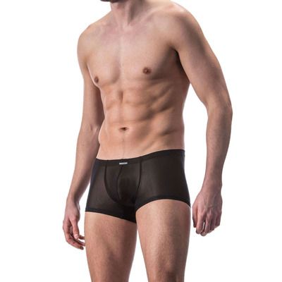 Unleash your inner vixen with the M101 Mini Pant, a tantalizing piece designed to ignite desire.  Crafted from a luxuriously smooth, see-through fabric that skims the body, this mini pant exudes confidence and allure. Its sheer nature adds an element of mystery and sophistication, making it perfect for those who dare to bare. The M101 Mini Pant is more than just lingerie; it's a statement piece that whispers secrets and commands attention. Prepare to turn heads and leave a lasting impression wherever you go.  Experience the ultimate blend of comfort and seduction with this exquisitely designed mini pant. Its delicate fabric drapes effortlessly against your skin, creating a flattering silhouette that accentuates your curves. The M101 Mini Pant is the epitome of sensual elegance, designed for the woman who embraces her femininity and isn't afraid to show it.  This isn't just clothing; it's an experience. It's a feeling. It's the confidence that comes with knowing you look and feel absolutely stunning.  Dare to be different. Dare to be unforgettable. Dare to wear the M101 Mini Pant. Key Features: Smooth, see-through fabricMini length designSensual and alluringFlattering silhouetteExudes confidencePerfect for special occasions or intimate moments Indulge in the luxury and allure of the M101 Mini Pant.  Order yours today and experience the difference.