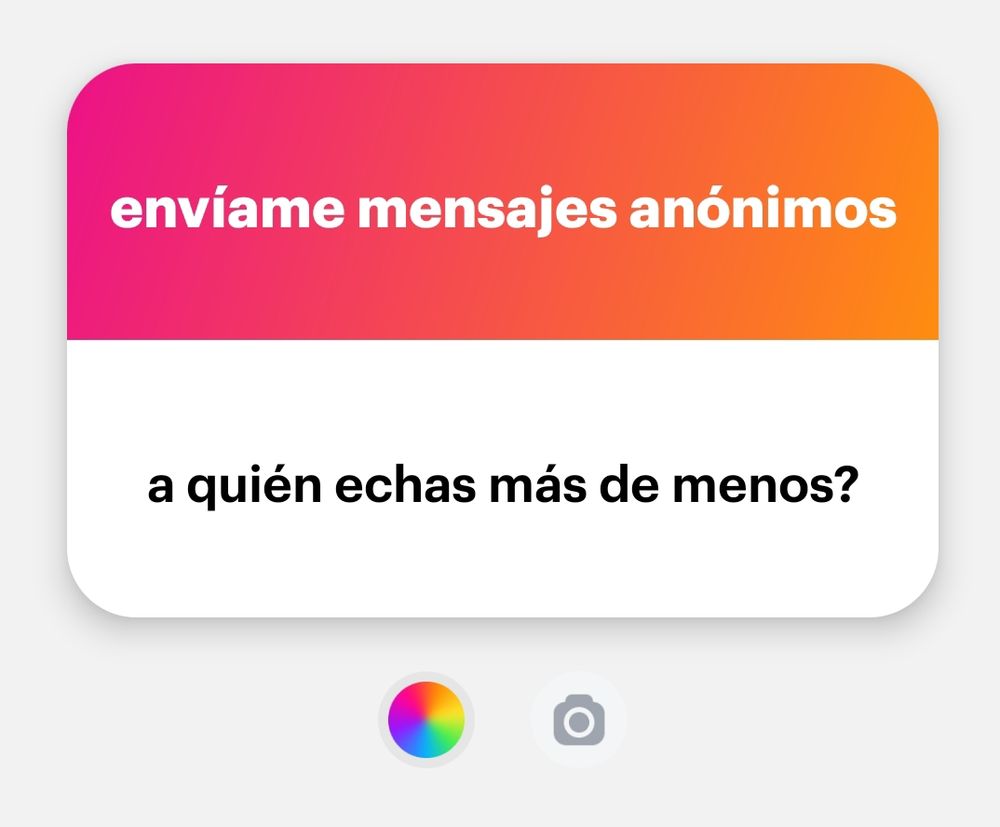 Envíame mensajes anónimos:
A quién echas más de menos?