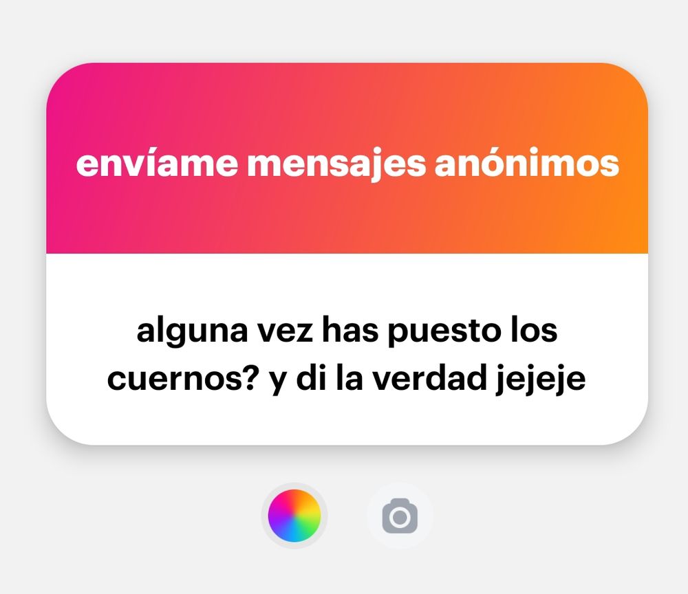 Envíame mensajes anónimos:
Alguna vez has puesto los cuernos? Y di la verdad jejeje