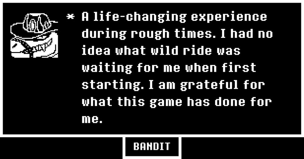 It's me, BANDIT.