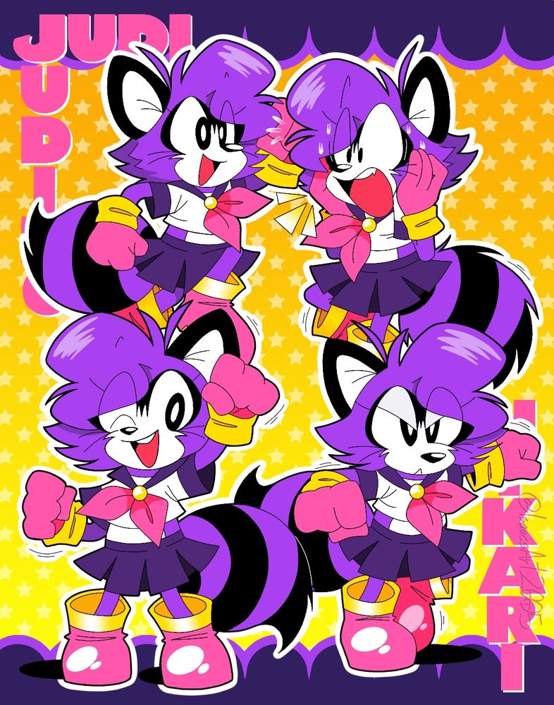 Judiko "Judi" Hikari poses