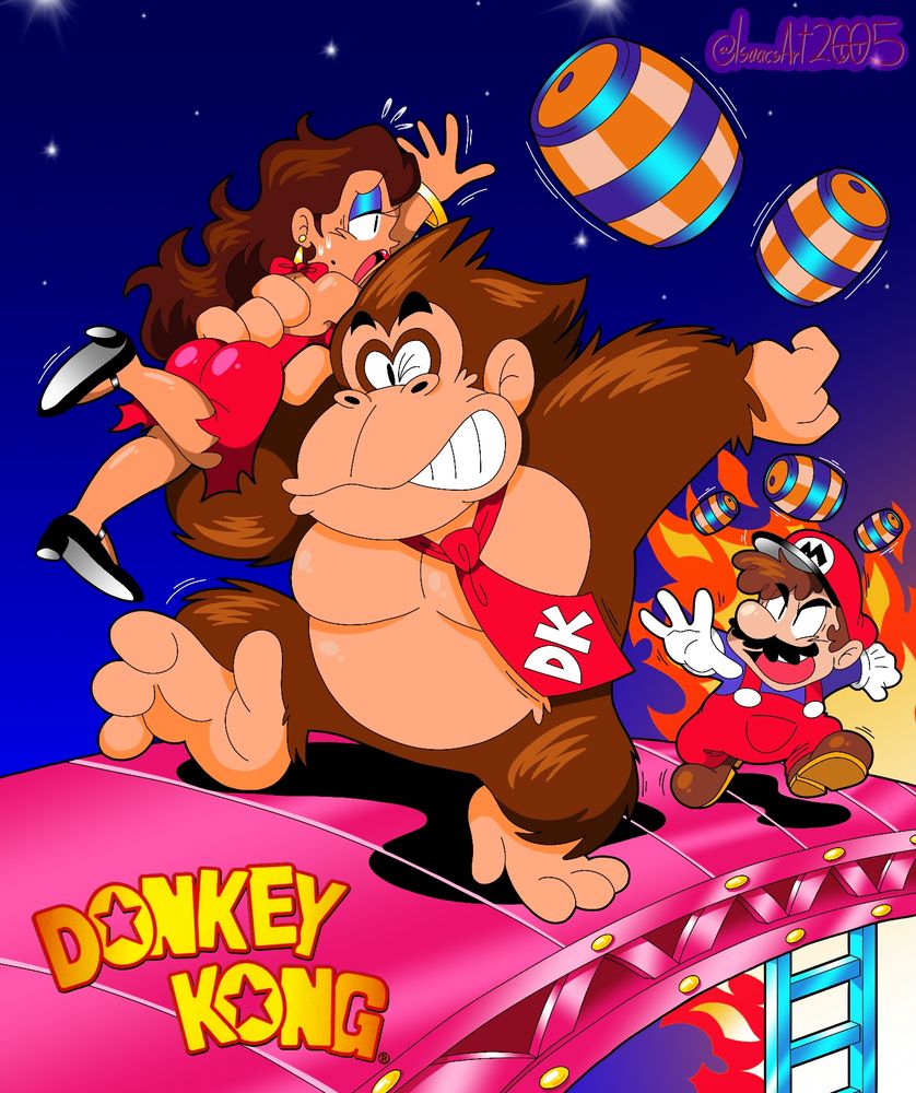 Redraw of the Classic Donkey Kong arcade artwork!