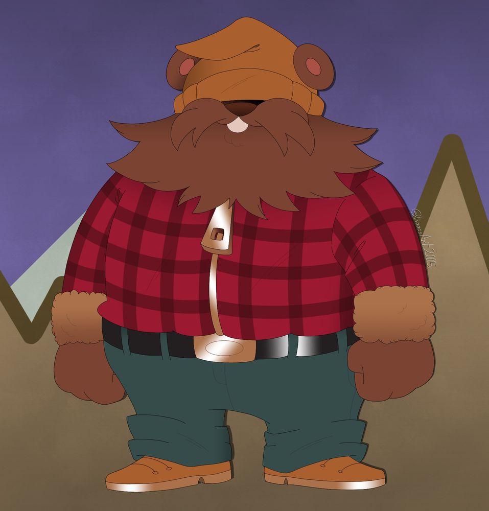 It's Mitzi's Dad; Buck!

This was my first time doing a digital rendition of Buck, but surprisingly he was alot more easier to do besides the pattern on his shirt.