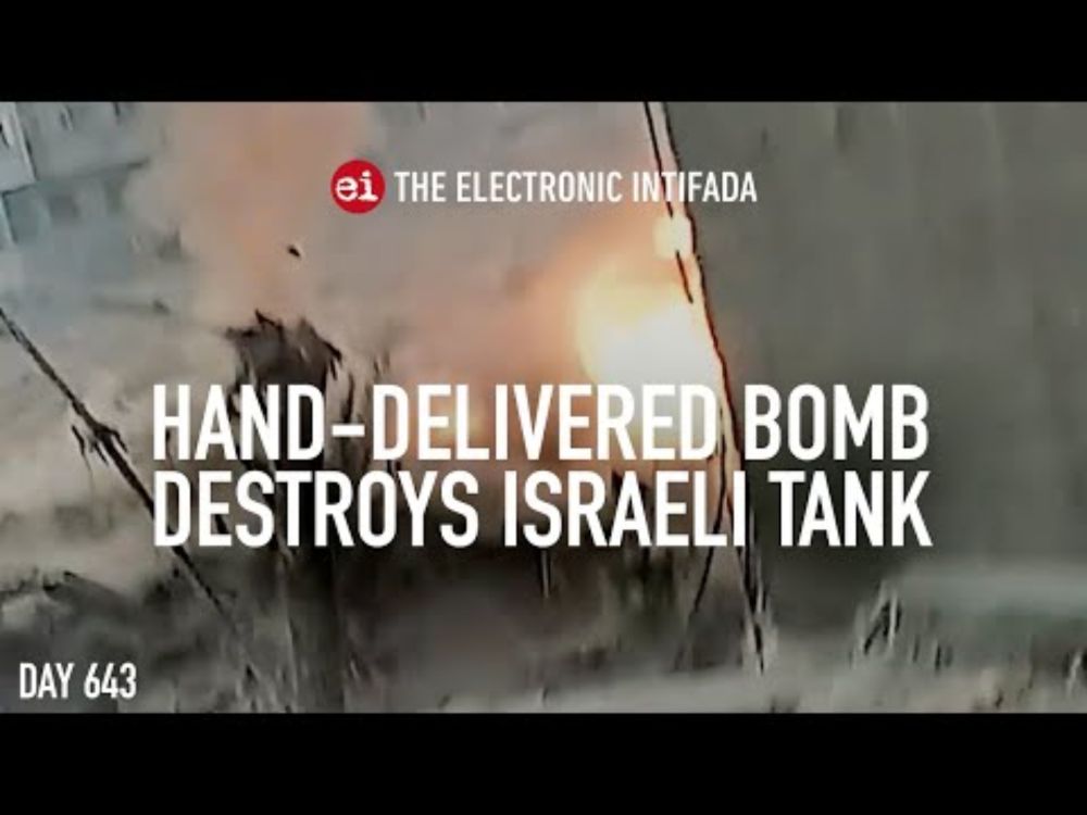 Hand-delivered bomb destroys Israeli tank, with Jon Elmer