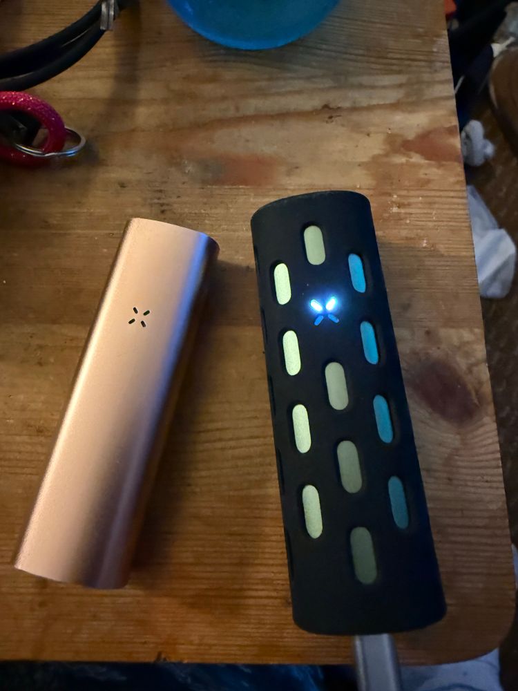 My Pax 3 next to my new Pax Flow vaporizer. 