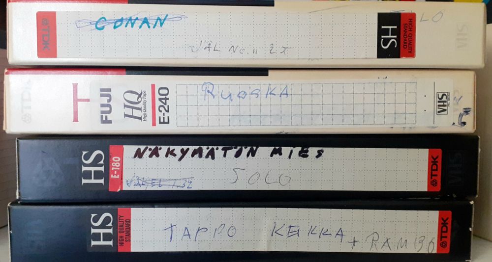 Laatu toimintaa olis nyt vhs kassuilla elokuva harrastajalle