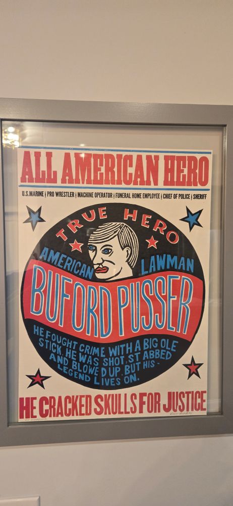 Buford Pusser art from before the news.