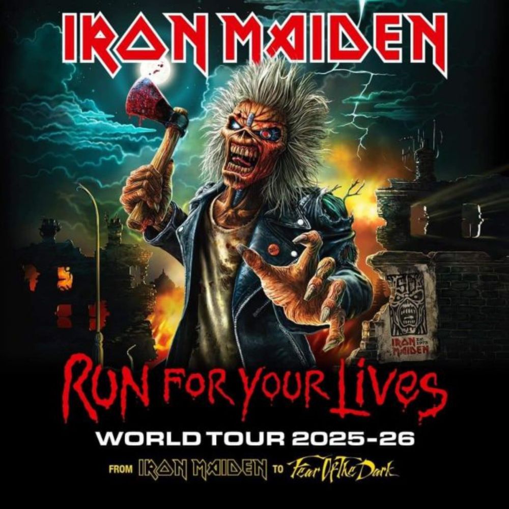 Iron Maiden anuncia para 2025 turnê mundial comemorativa de 50 anos