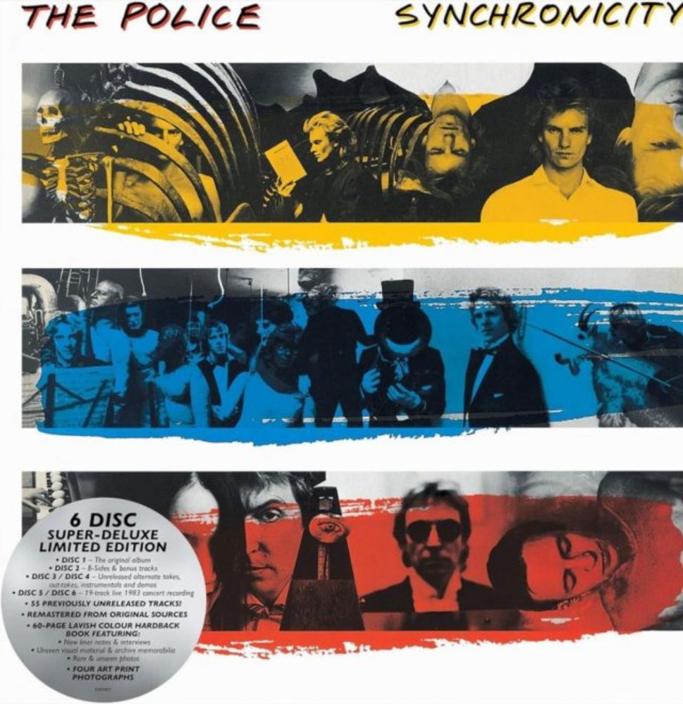 ‘Sinchronicity’, obra-prima do grupo The Police, ganha caixa com 6 CDs