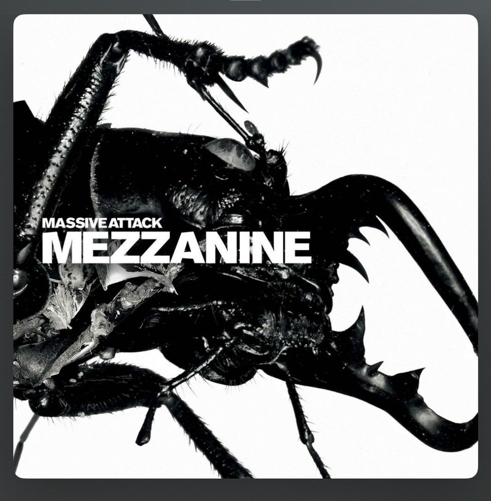 The cover to Massive Attack’s 1998 album Mezzanine