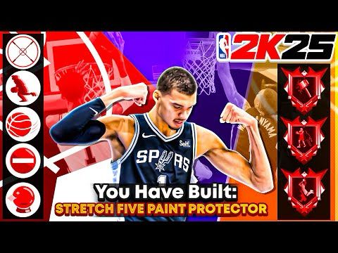 How to Make a STRETCH FIVE PAINT PROTECTOR in NBA 2K25! Vol. 29