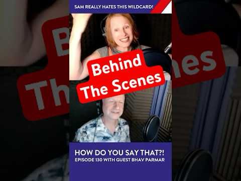 Behind the scenes on “How Do You Say That?!"  #voiceover #podcast #behindthescenes