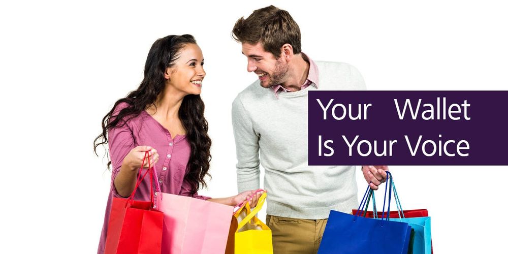 Your wallet is your voice.
