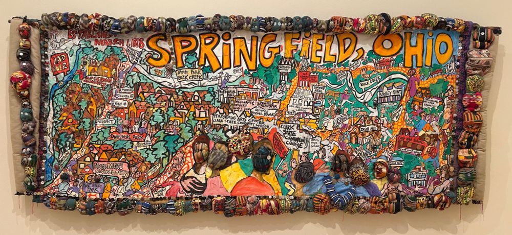 “Springfield Memory Map” — Aminah Robinson