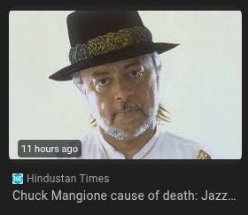 “Chuck Mangione cause of death: Jazz ...”
