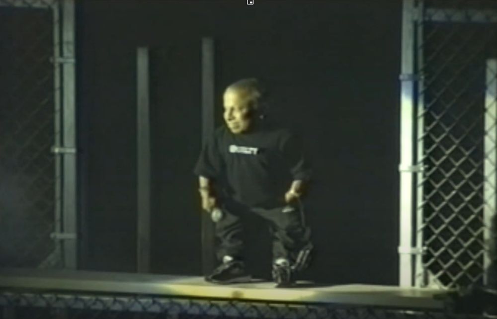 Verne Troyer at the Limp Bizkit Napter show in Detroit