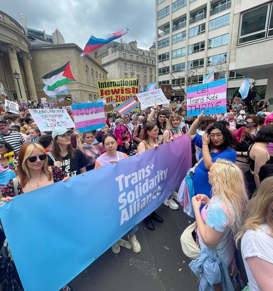 Trans+ Solidarity Alliance at London Trans+ Pride