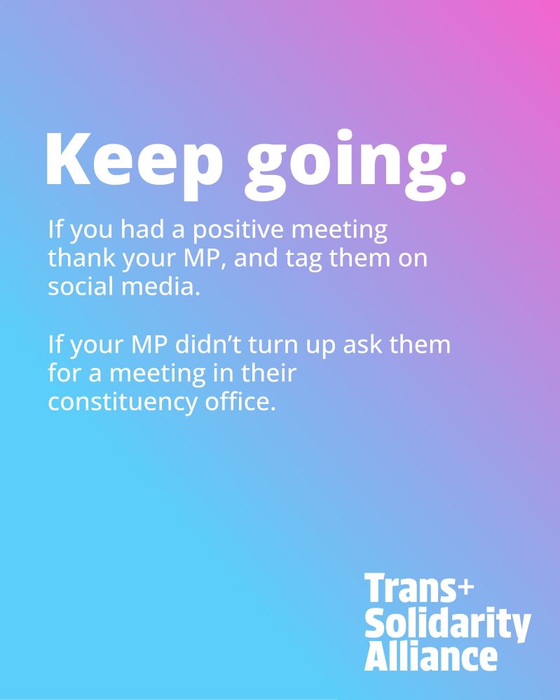 Keep going. If you had a positive MP write to them to thank them