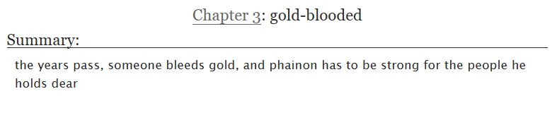 Chapter 3: gold-blooded

Summary:
the years pass, someone bleeds gold, and phainon has to be strong for the people he holds dear