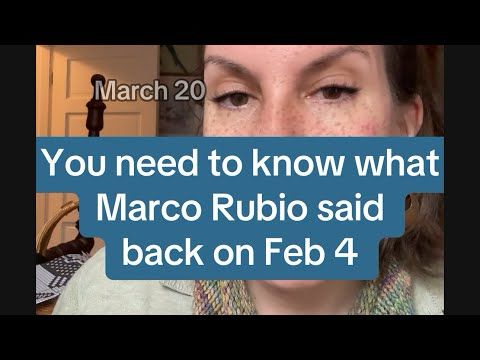 What Marco Rubio said should scare the snot out of you