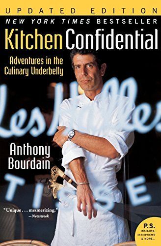 Book cover for Kitchen Confidential by Anthony Bourdain