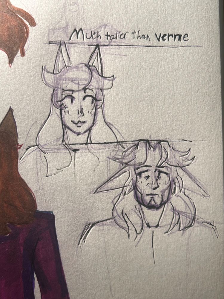 Text reads “Much taller than Verne