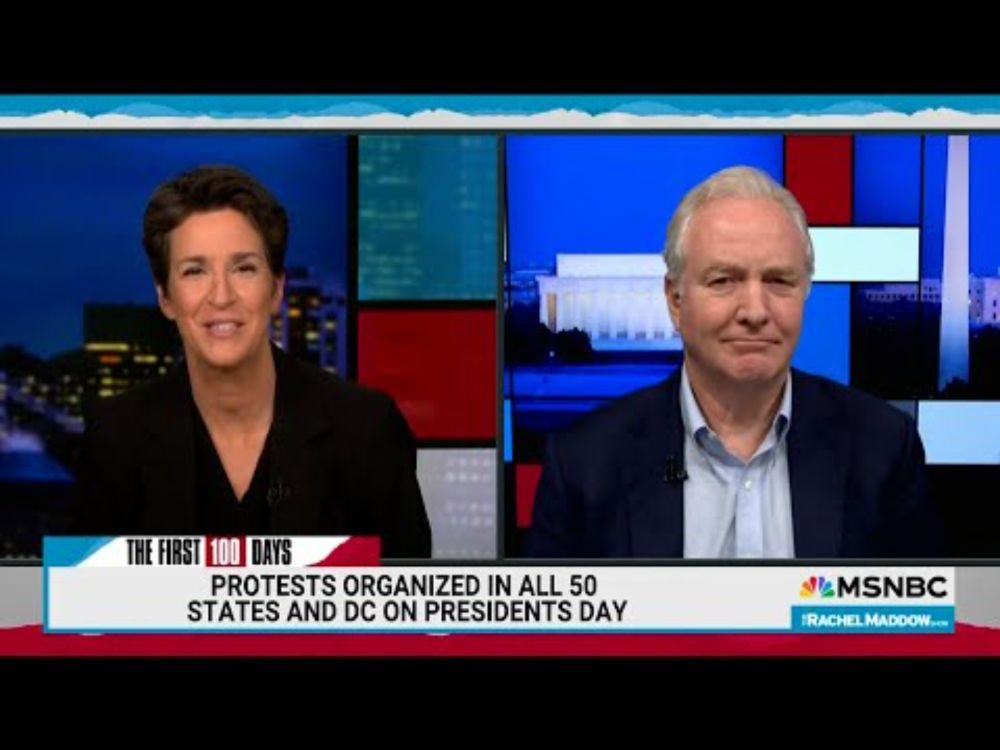Van Hollen discusses nationwide protests against Musk-Trump power grab with Rachel Maddow
