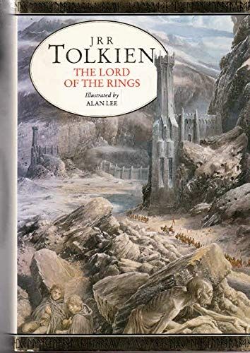 A hardback copy of The Lord of the Rings illustrated by Alan Lee
