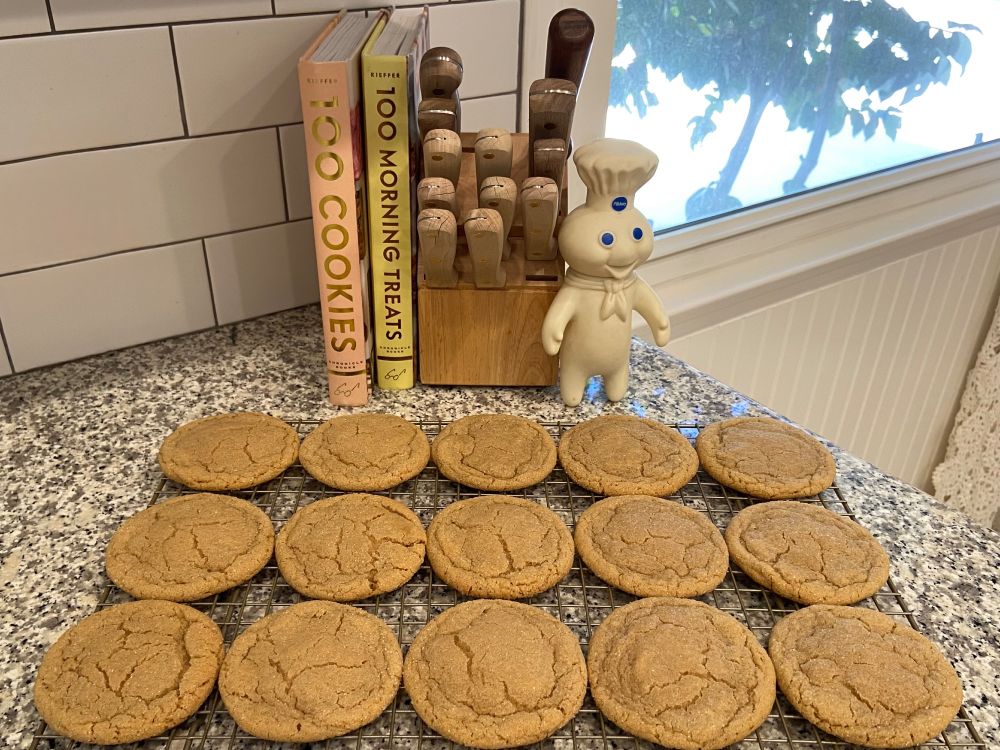 Brown Sugar Cookies from a recipe by Sarah Kieffer.