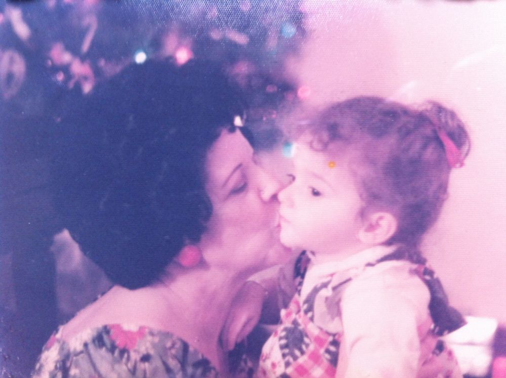 Me, at two years old, with my Grandma, an expert pizzelle maker apparently. 